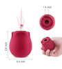 Portable Rose Clit Sucker | Rose Vibrator Red - Health Buddies