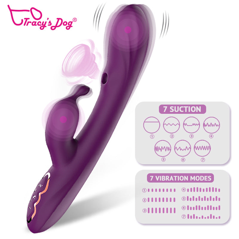 G Spot Alpha Rabbit Vibrator Purple - Health Buddies