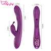 G Spot Alpha Rabbit Vibrator Purple - Health Buddies