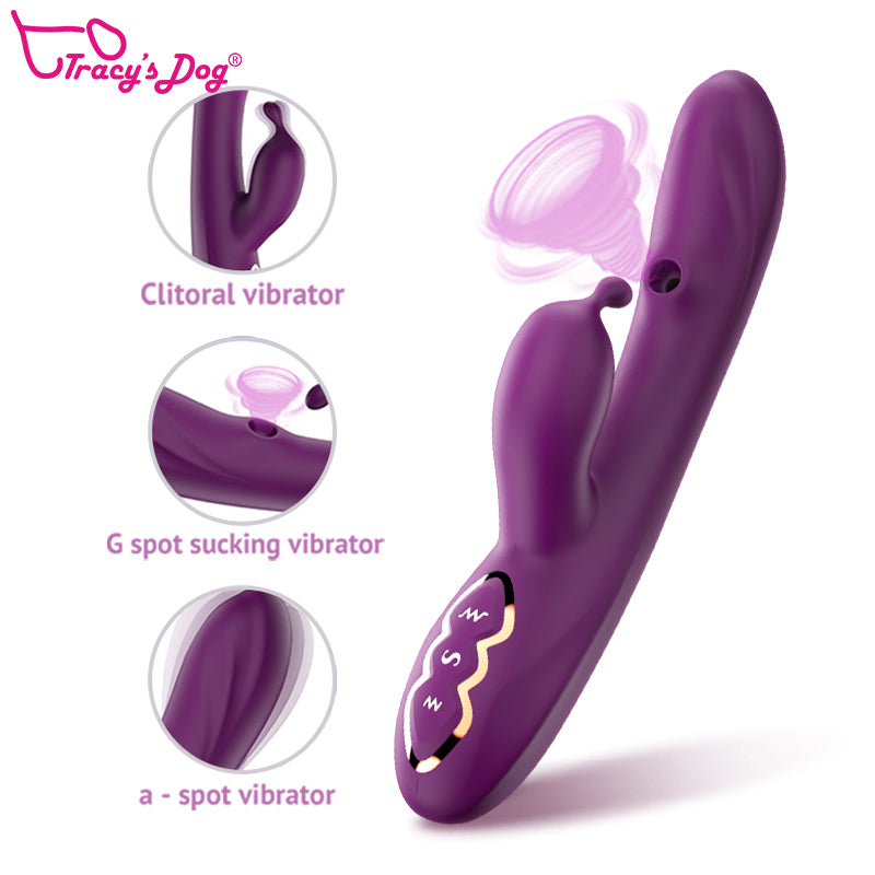 G Spot Alpha Rabbit Vibrator Purple - Health Buddies