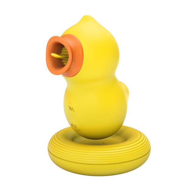 DucKing Sucking & Licking Rubber Duck Vibrator - Health Buddies