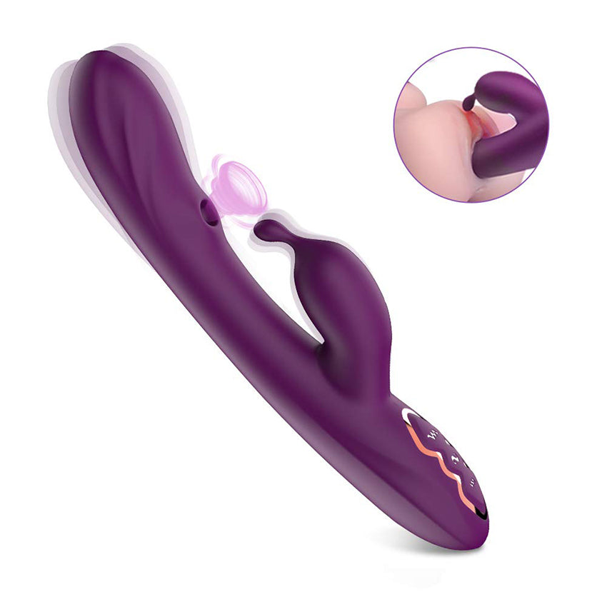 G Spot Alpha Rabbit Vibrator Purple - Health Buddies